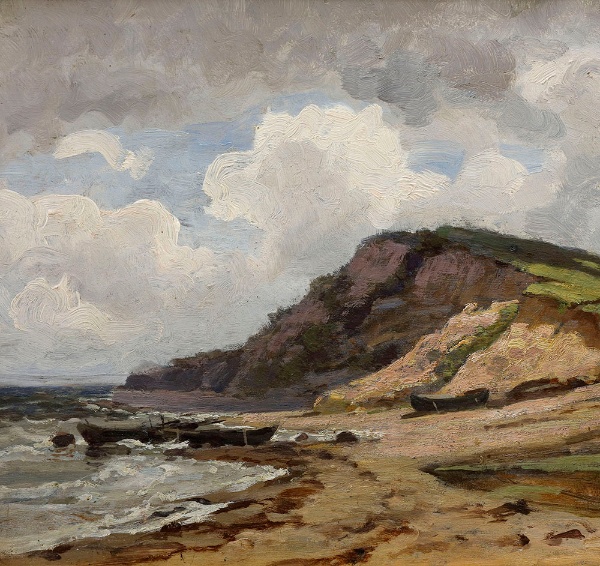Carl Malchin, Warnkenhagen an der Ostsee, 1890 (Ausschnitt) © Staatliche Schlösser, Gärten und Kunstsammlungen Mecklenburg-Vorpommern, Foto E. Walford